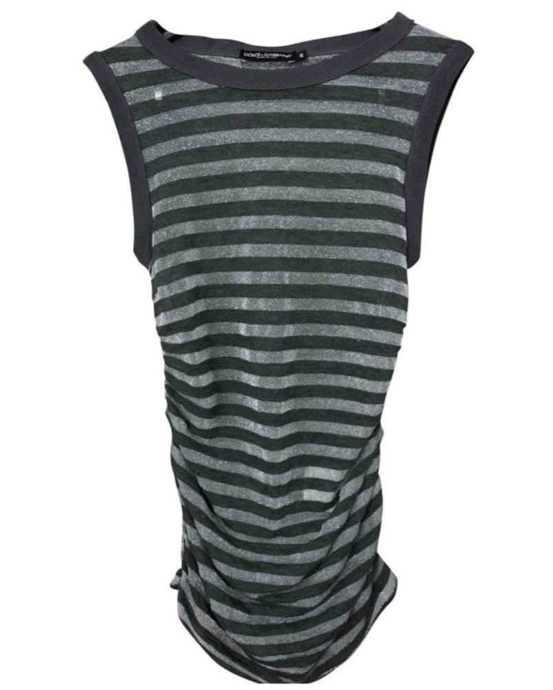 D&G Metallic Striped Ruched Mini  - Image 4