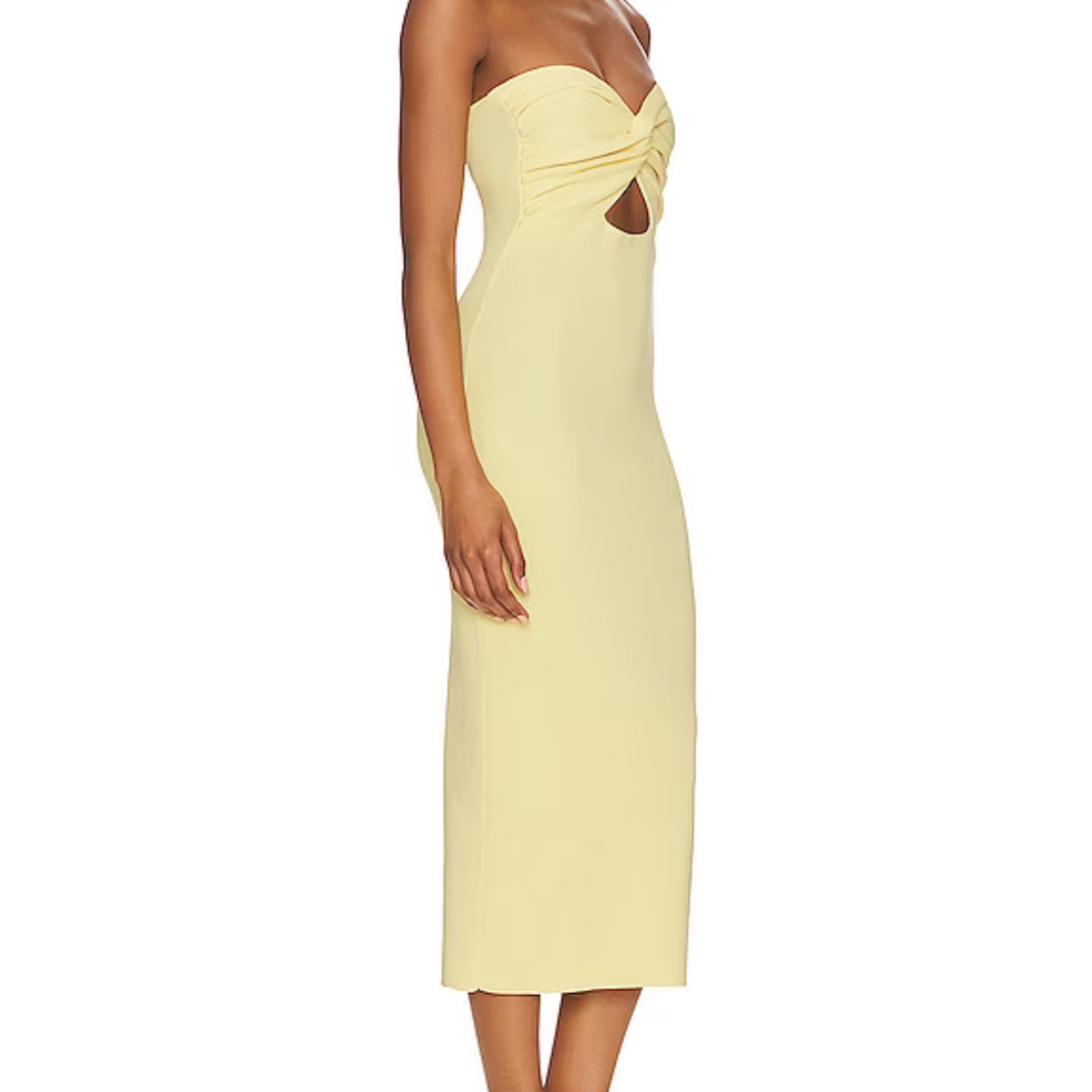 Revolve SNDYS Maia Maxi Dress Yellow - Image 2