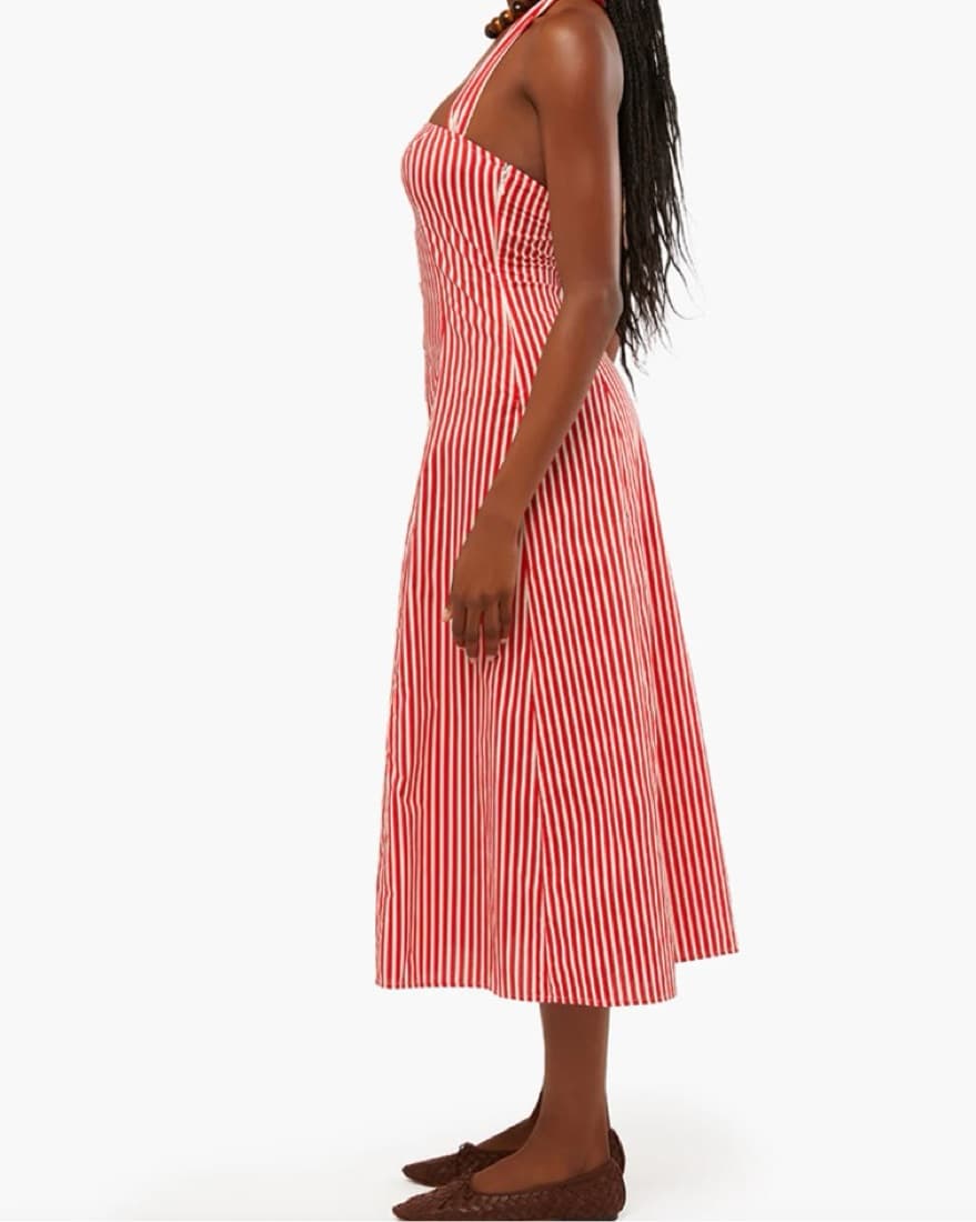 WeWoreWhat Halter Striped Midi Dress  - Image 3