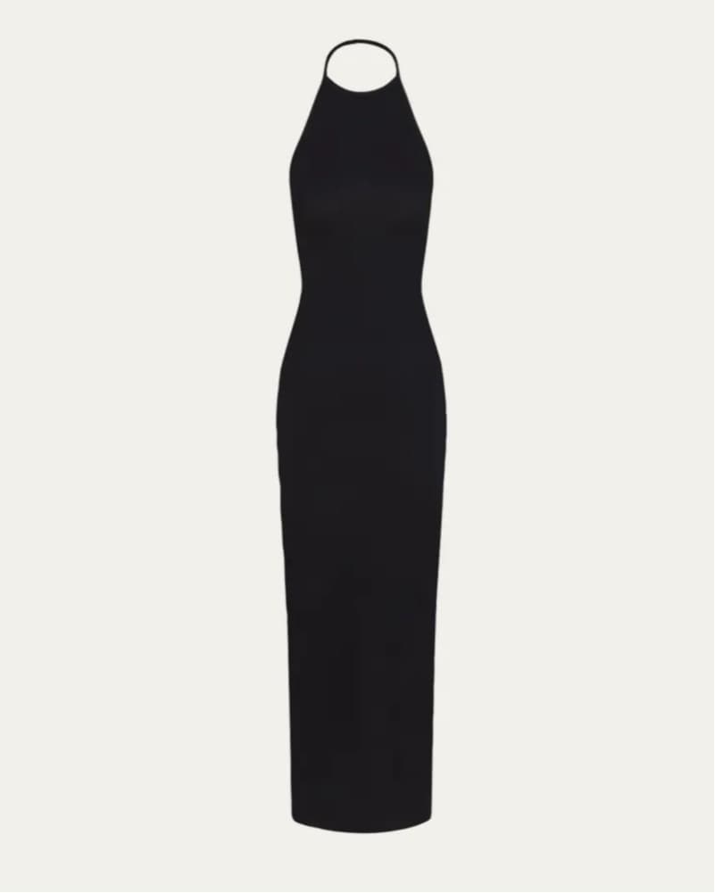 Eterne Black Halter Maxi Dress - Image 5