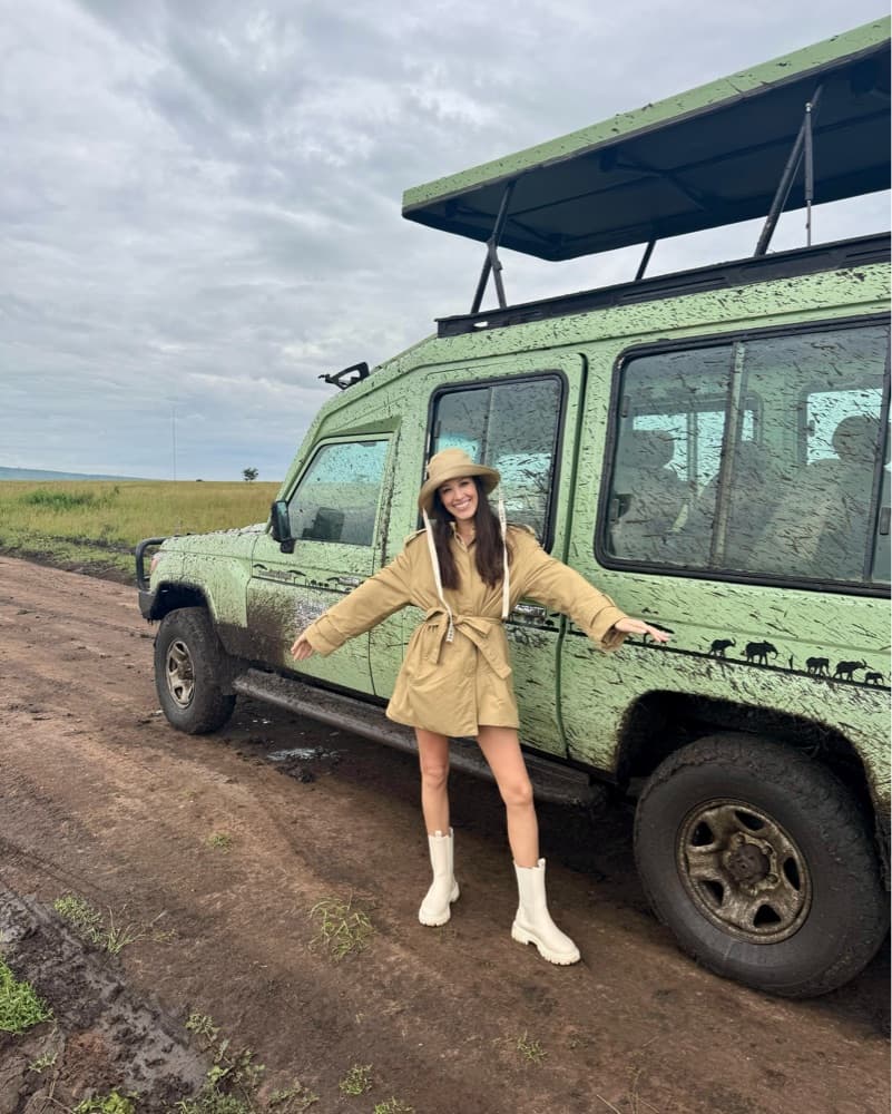 Safari Trench Raincoat Coat - Image 1