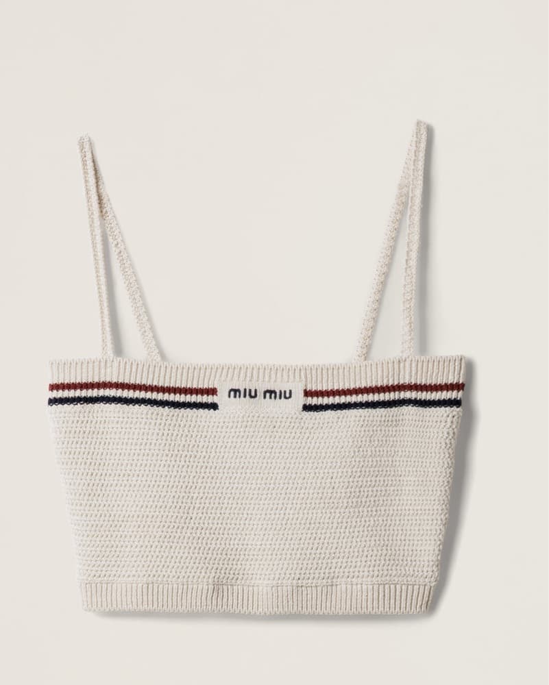 MiuMiu - Cotton Knit Top - Image 1