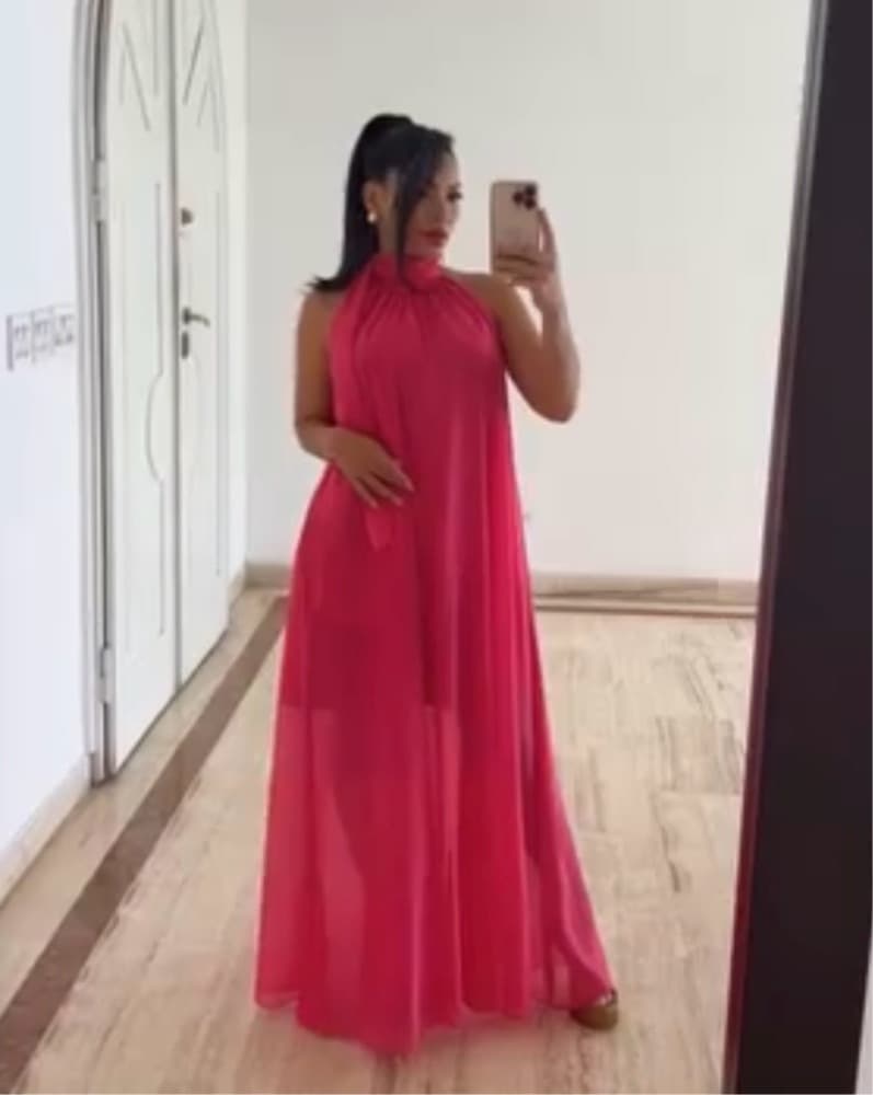 Pink Elegant Dress - Image 2