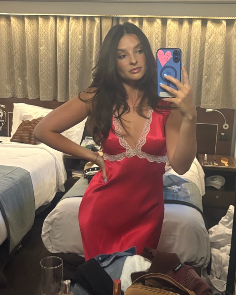 Elegant Crimson Lace Maxi Dress - Image 2