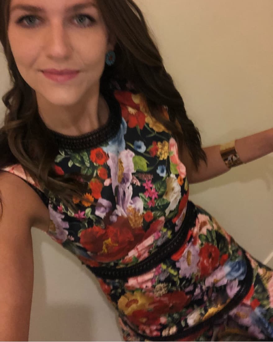 Alice And Olivia Floral Dress - Image 2