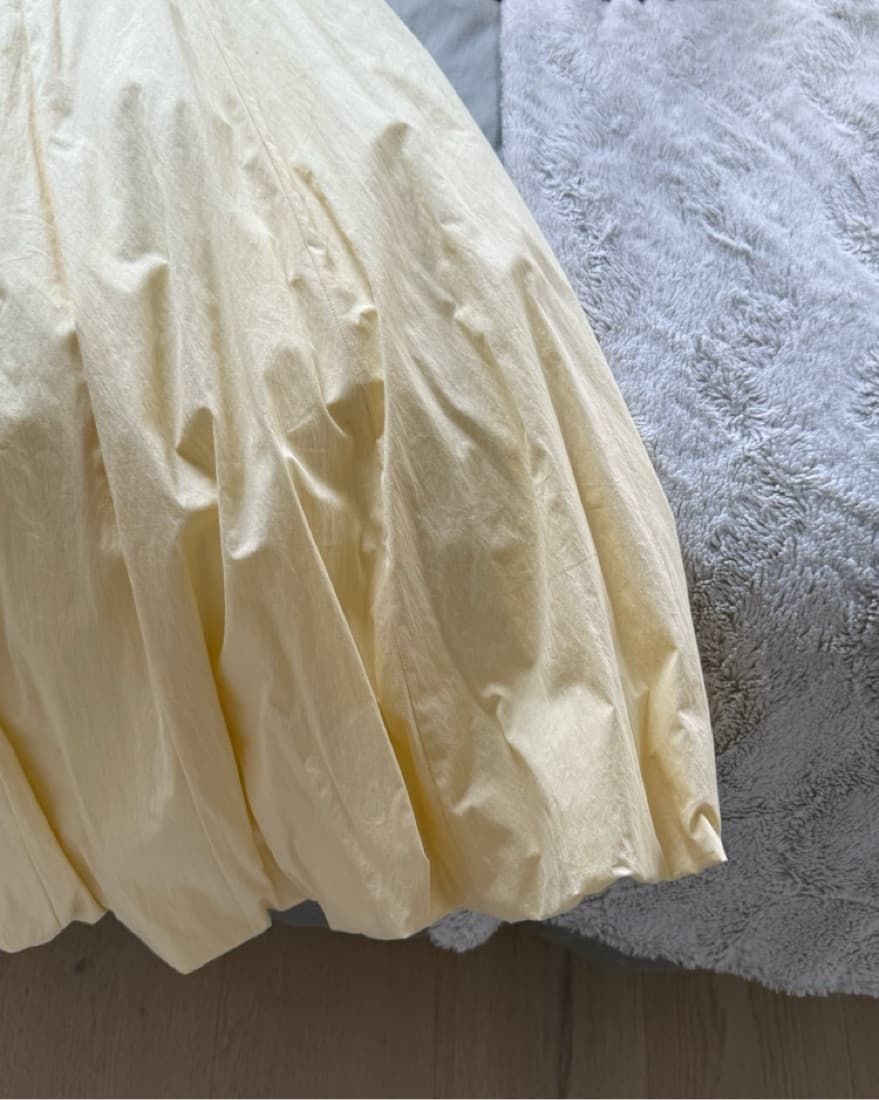 Yellow Balloon Midi Dress  - Image 2