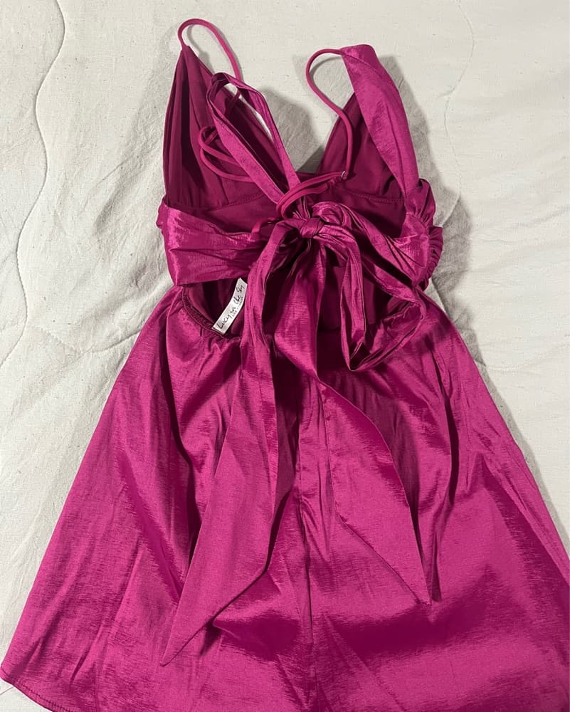 A line dress in pink  - Image 3