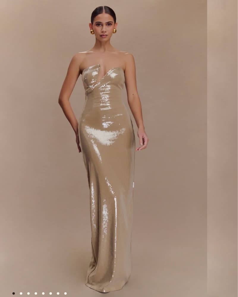 Winston Strapless Sequin Maxi Gown  - Image 1