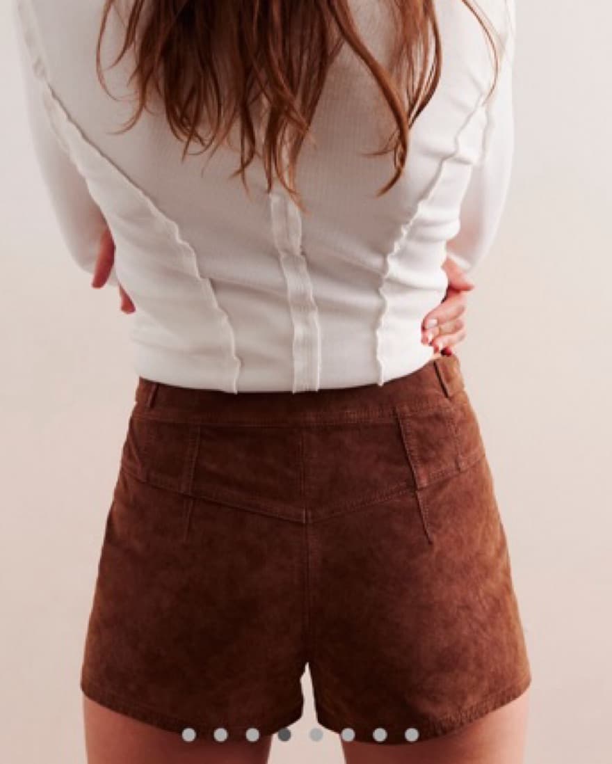 Free People Jada Suede Micro Short - Image 3