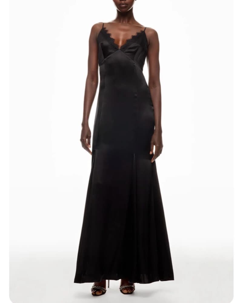 Zanna Lace Trim Gown by L’Agence - Image 3