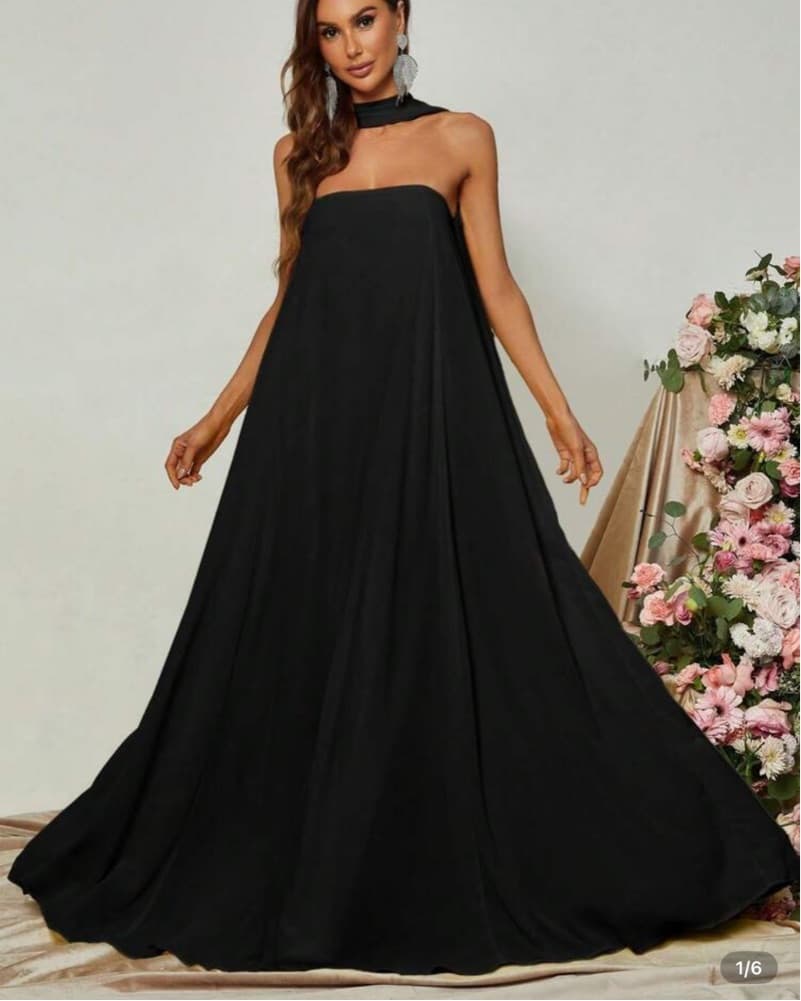 Elegant Black Dress - Image 1