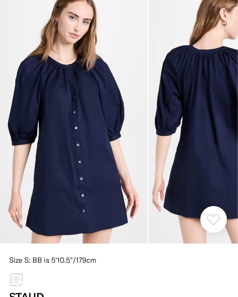 Staud Mini Vincent Dress - Image 1