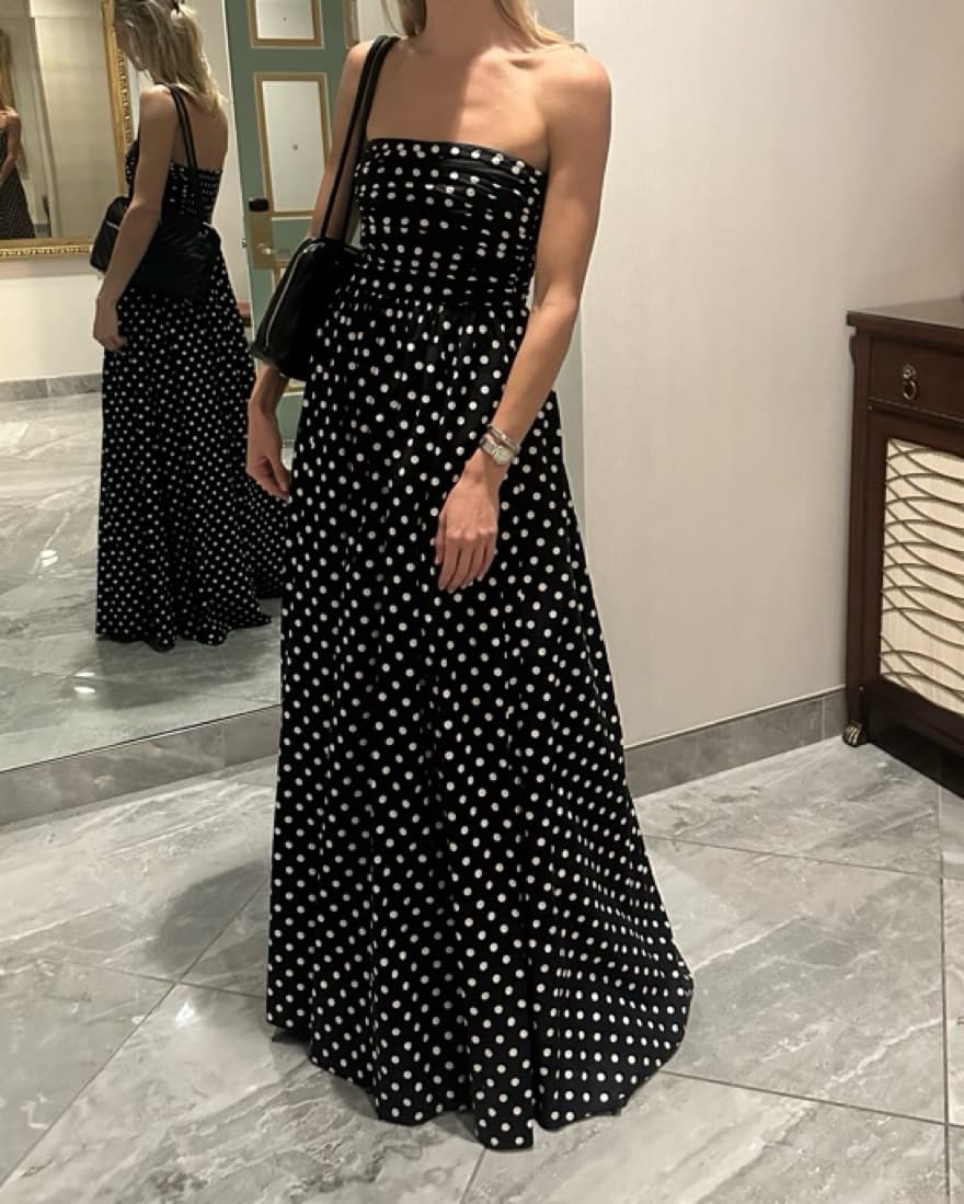 Reformation Polka Dot Gown - Image 2