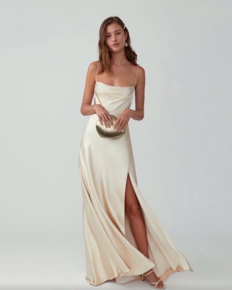 Fame & Partners draped gown - Image 1