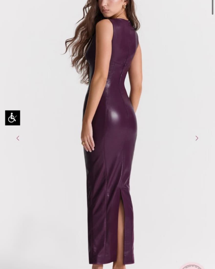 House of cb Purple maxi dress - Image 4