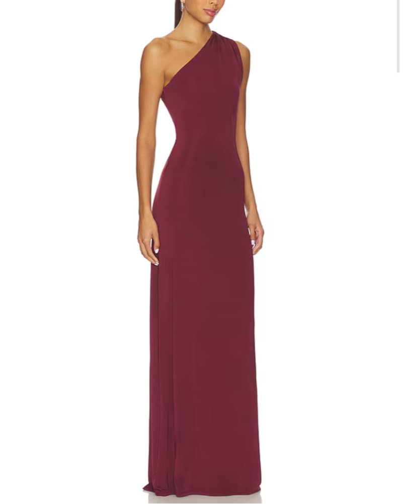 Lovers + Friends Elizabeth Gown in Wine - Image 3