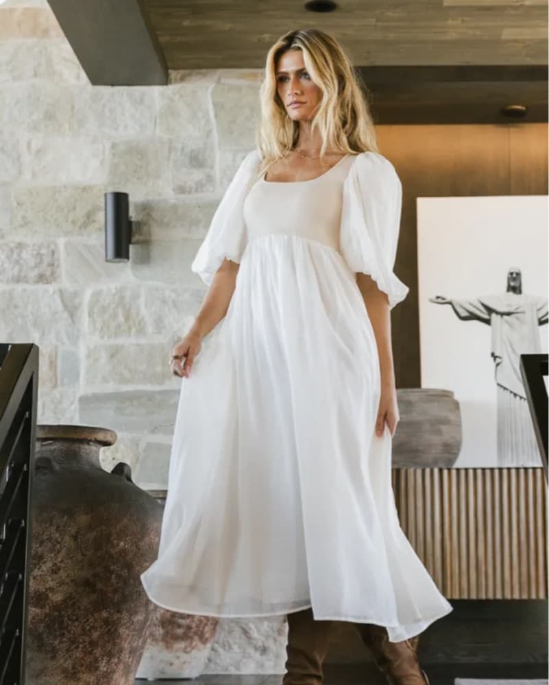 Bohme Juliet Puff Sleeve Dress - Image 2