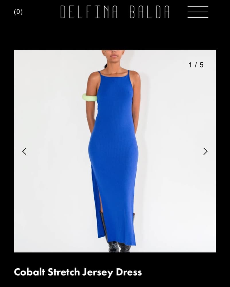 Delfina Balda Low Back Dress - Image 1
