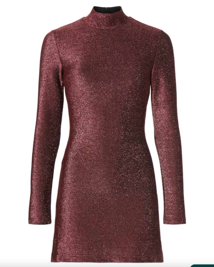 Bardot Lyric Lurex Sparkly Dress - Image 4