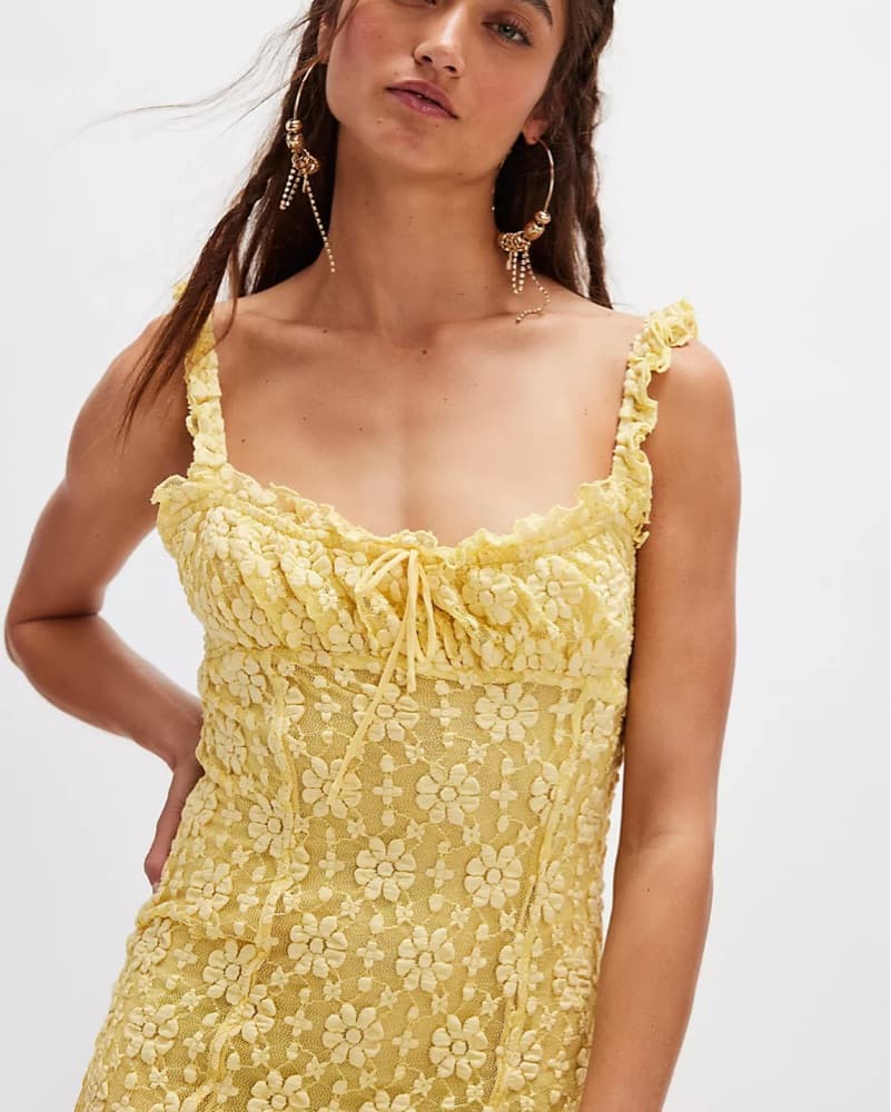 Free People Lucinda Lace Midi Dress - Image 4
