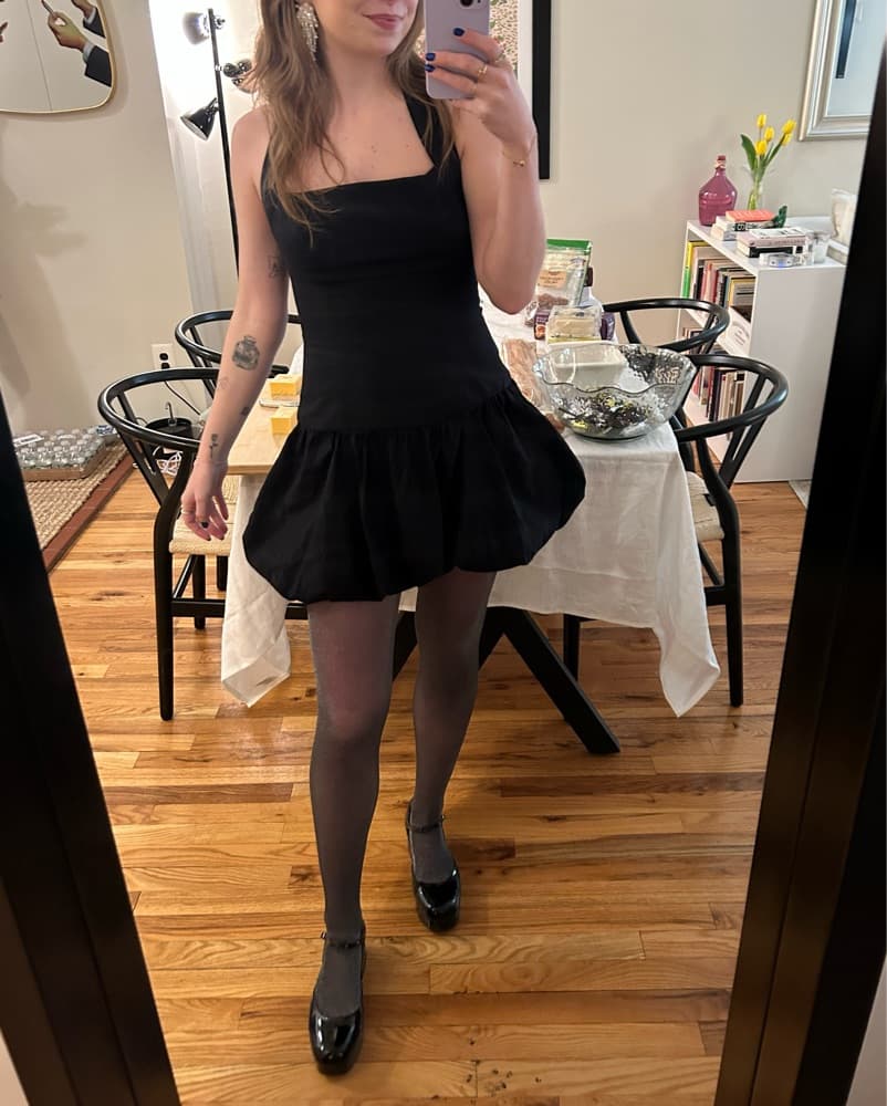 Reformation Babette Little Black Dress - Image 4