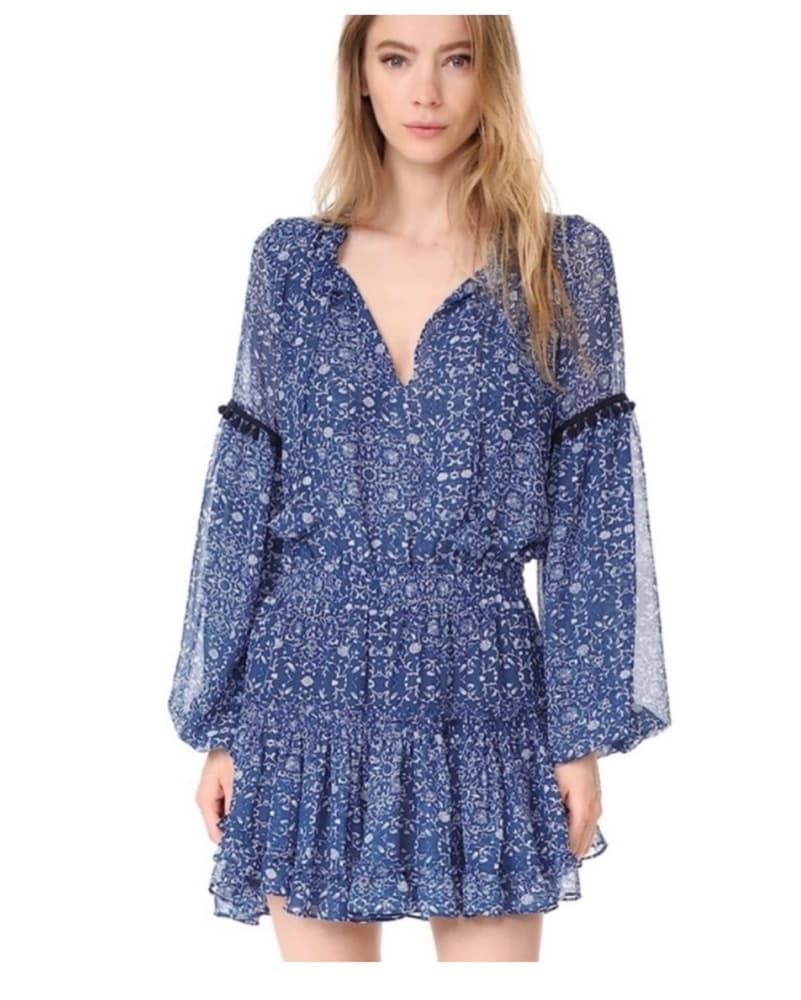 Misa Los Angeles Blue Dress - Image 1