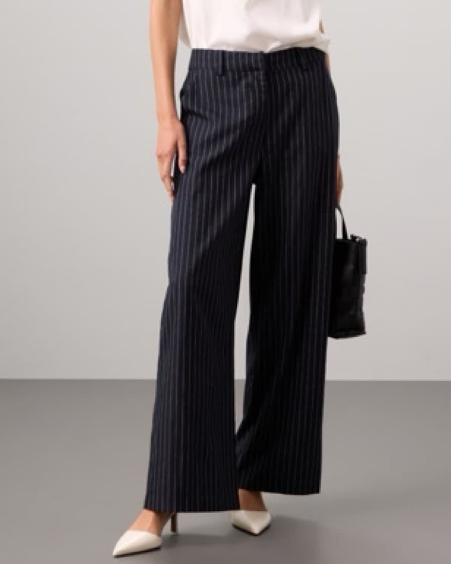 Ashley Park x RTR Navy Pinstripe Pants - Image 2