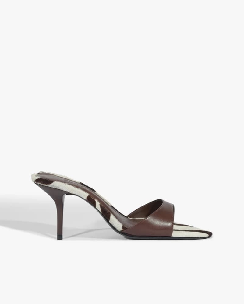 ELODIE LEATHER SANDAL Rooted Brown - Image 1
