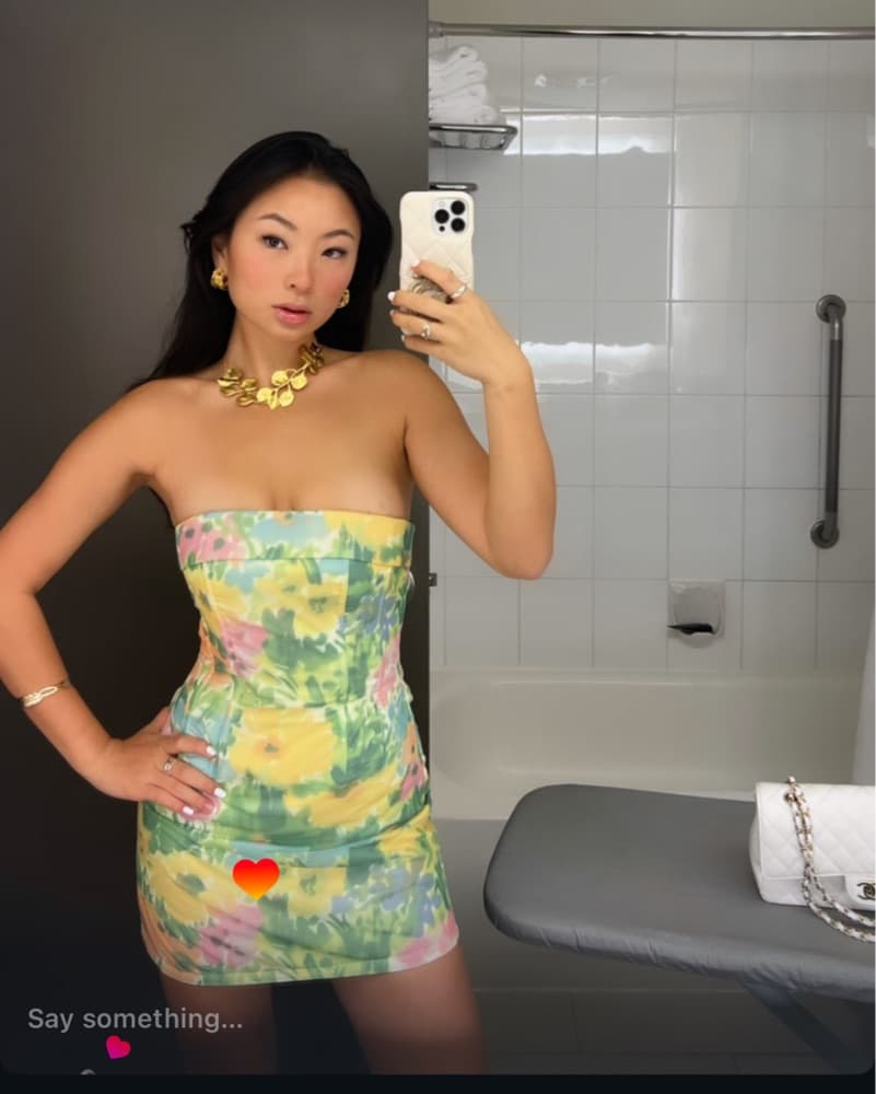 With Jean Chloe Floral Corset Dress  - Image 1