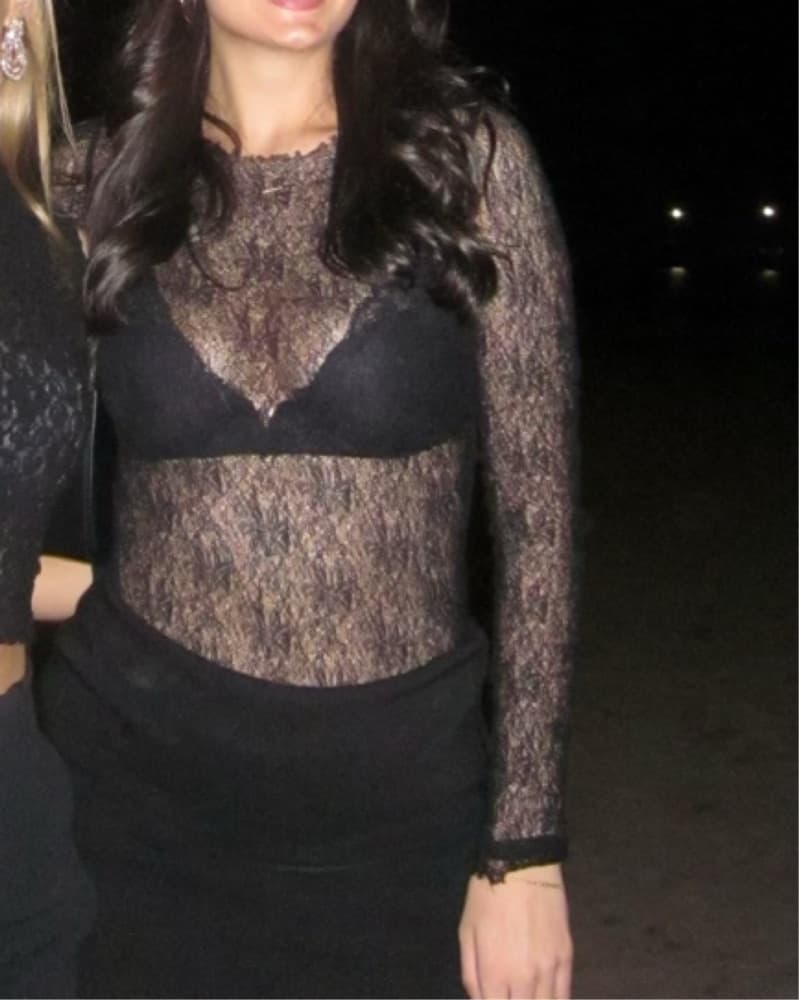 Black Lace Bodysuit - Image 2
