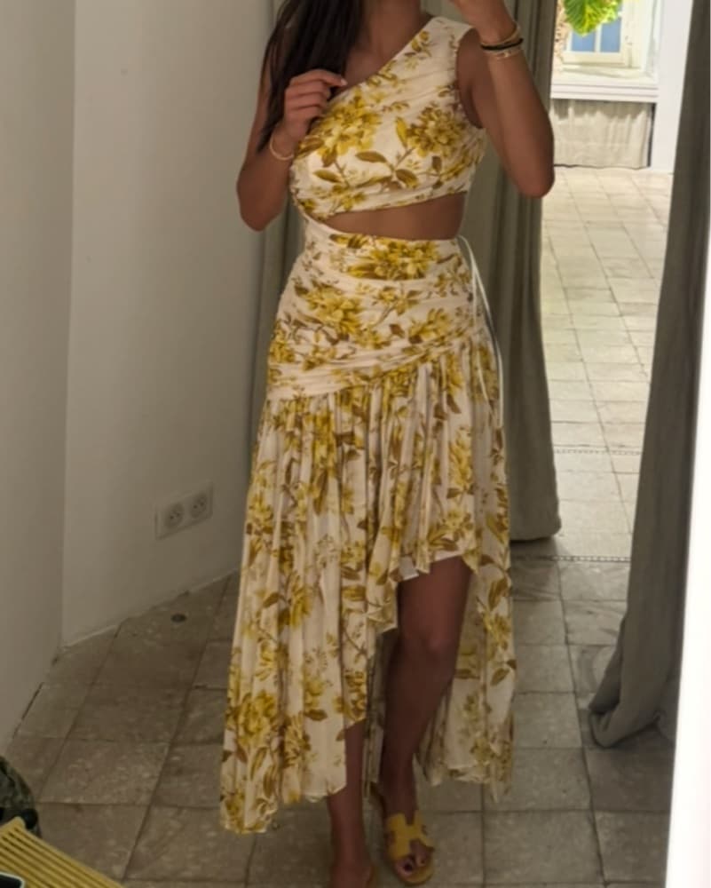 Zimmerman Floral Cutout Dress - Image 4