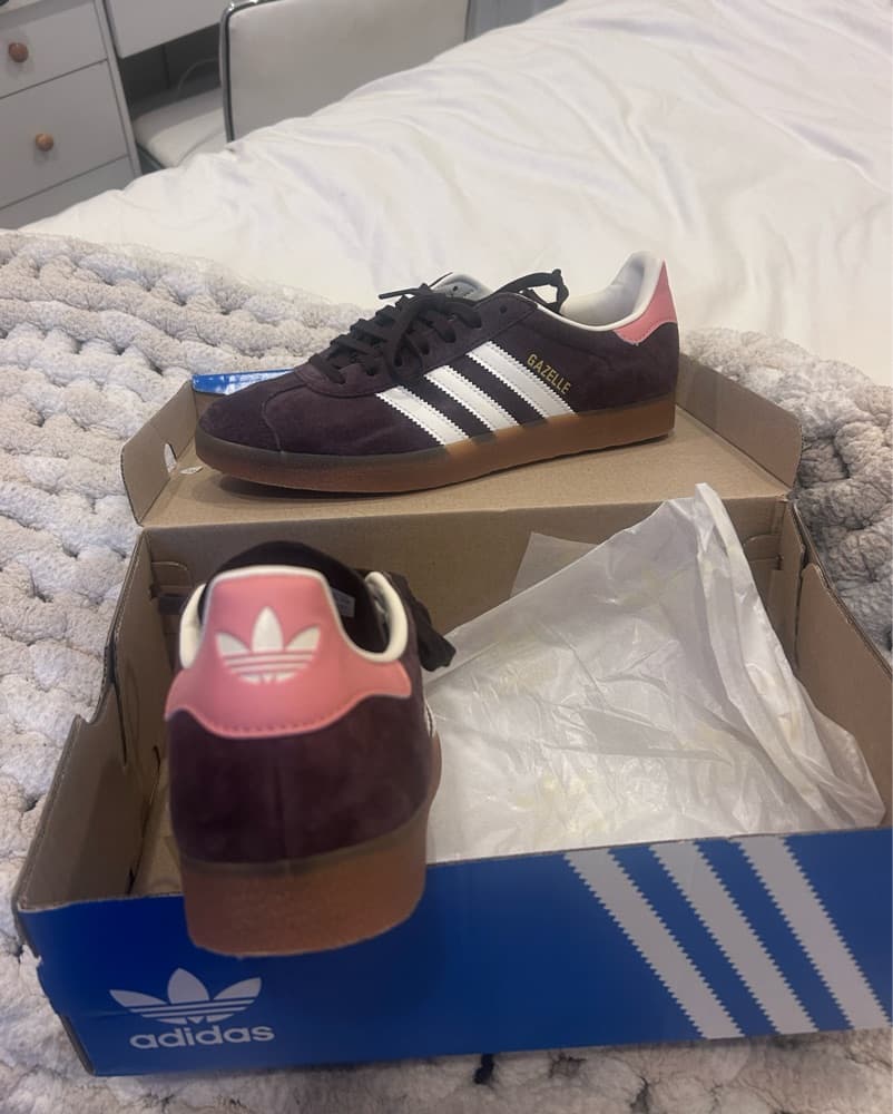  adidas brown & pink Gazelle - Image 4