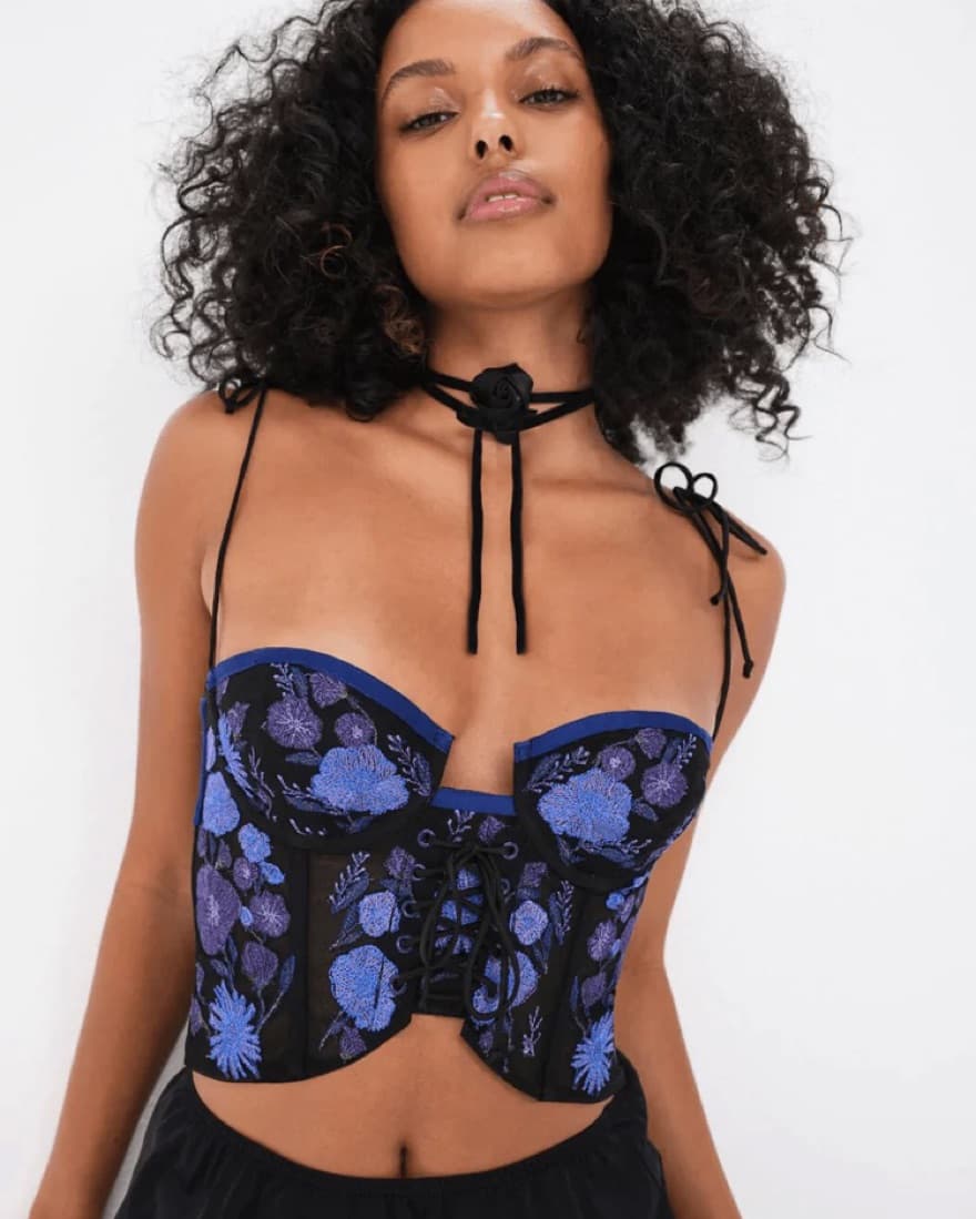 For Love & Lemons Kaylee Crop Top - Image 1