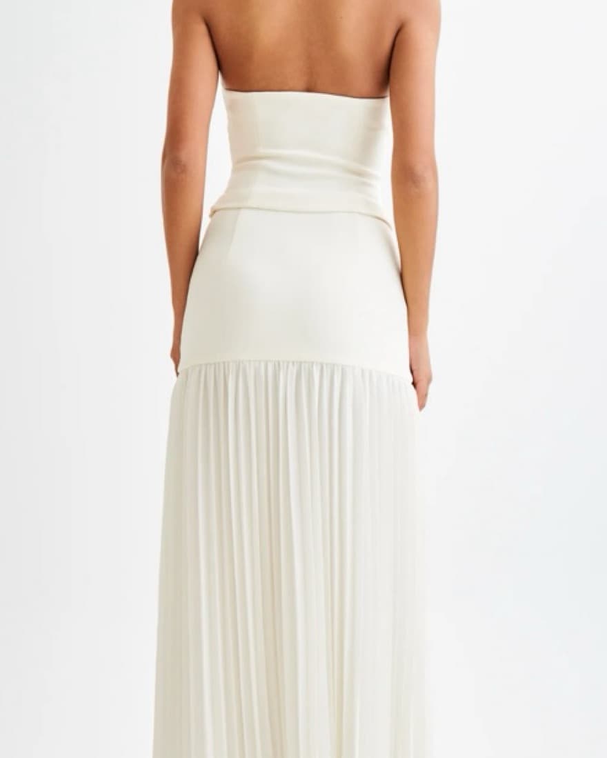 Meshki White Skirt Top Set  - Image 6