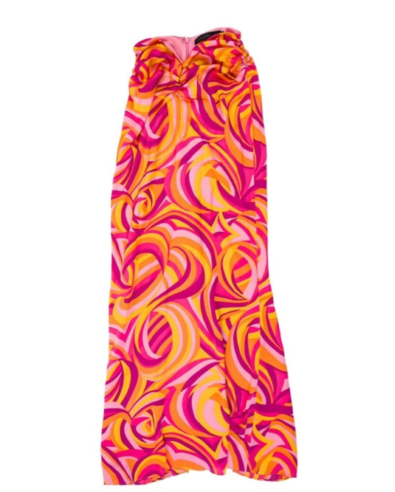 House of Harlow  Printed Strapless Dress - Image 3