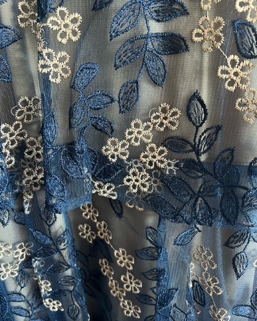 Embroidered Midi Dress | Soiéblu - Image 4