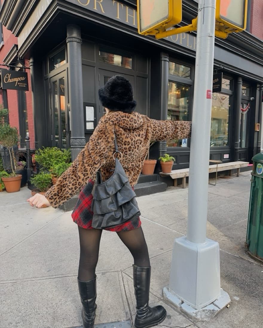 cheetah fur jacket - Image 4