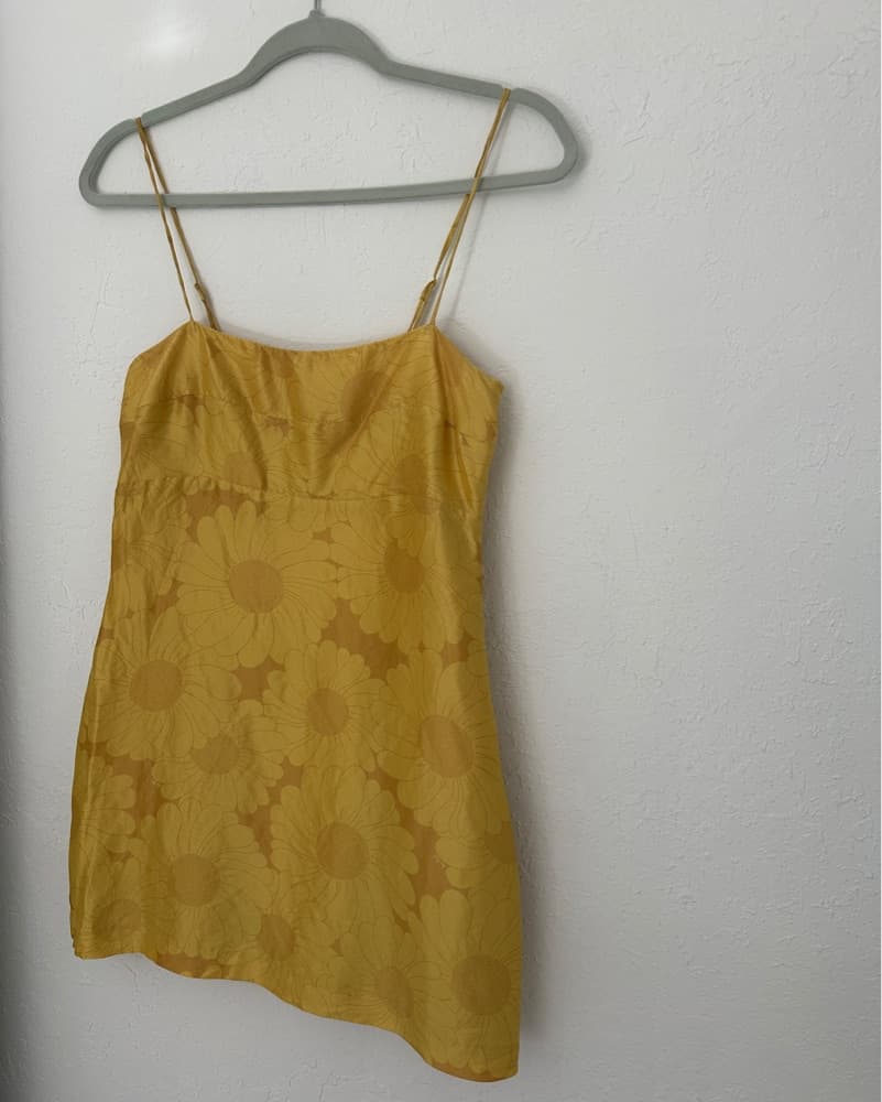Realisation Par Yellow Floral Mini Dress - Image 2
