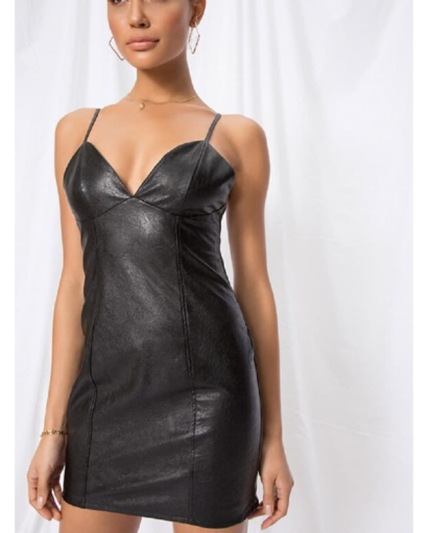 Mini Leather Dress - Image 1