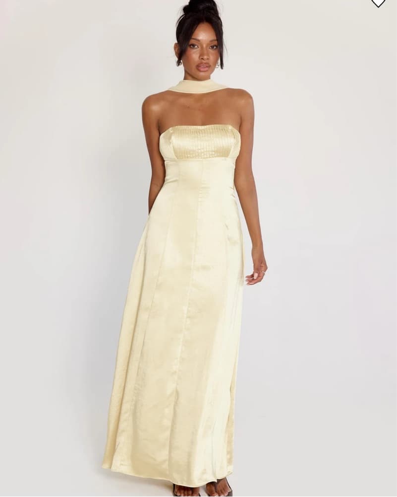 Masterpiece Strapless Maxi Dress - Image 1
