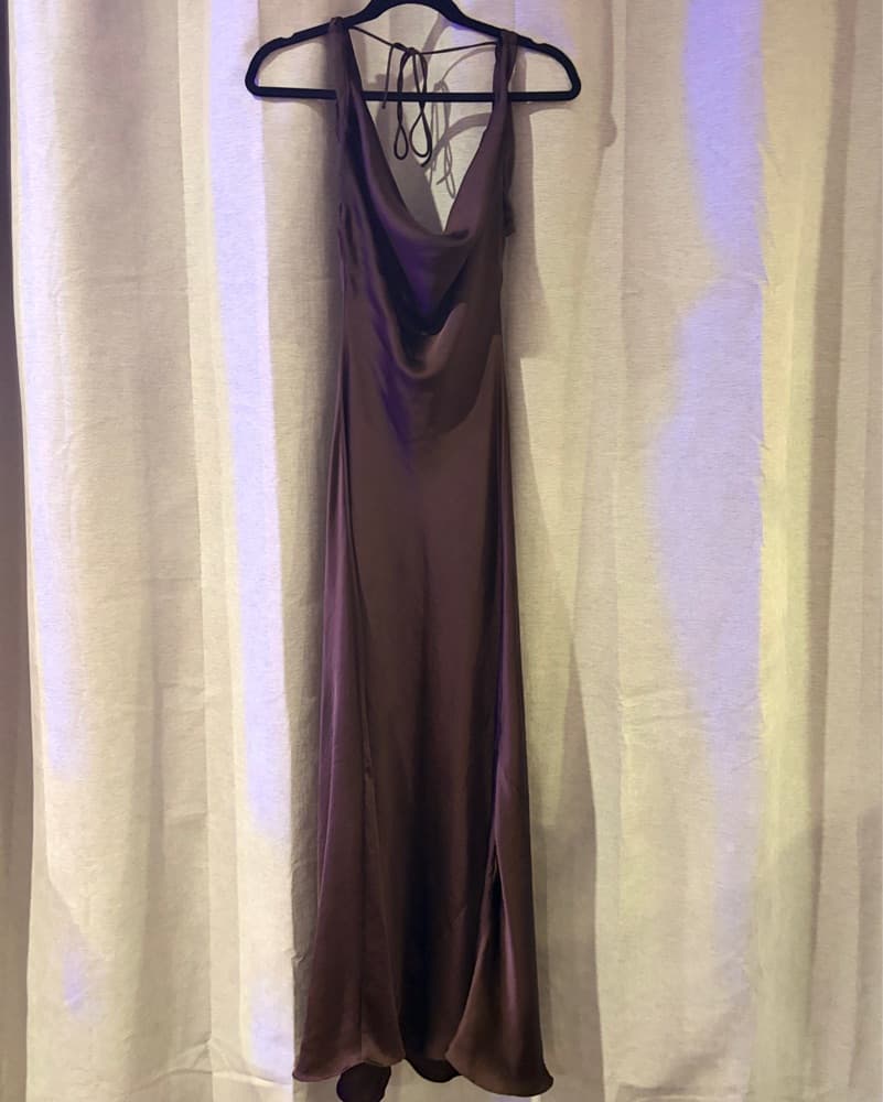 Zara Brown Dress - Image 1