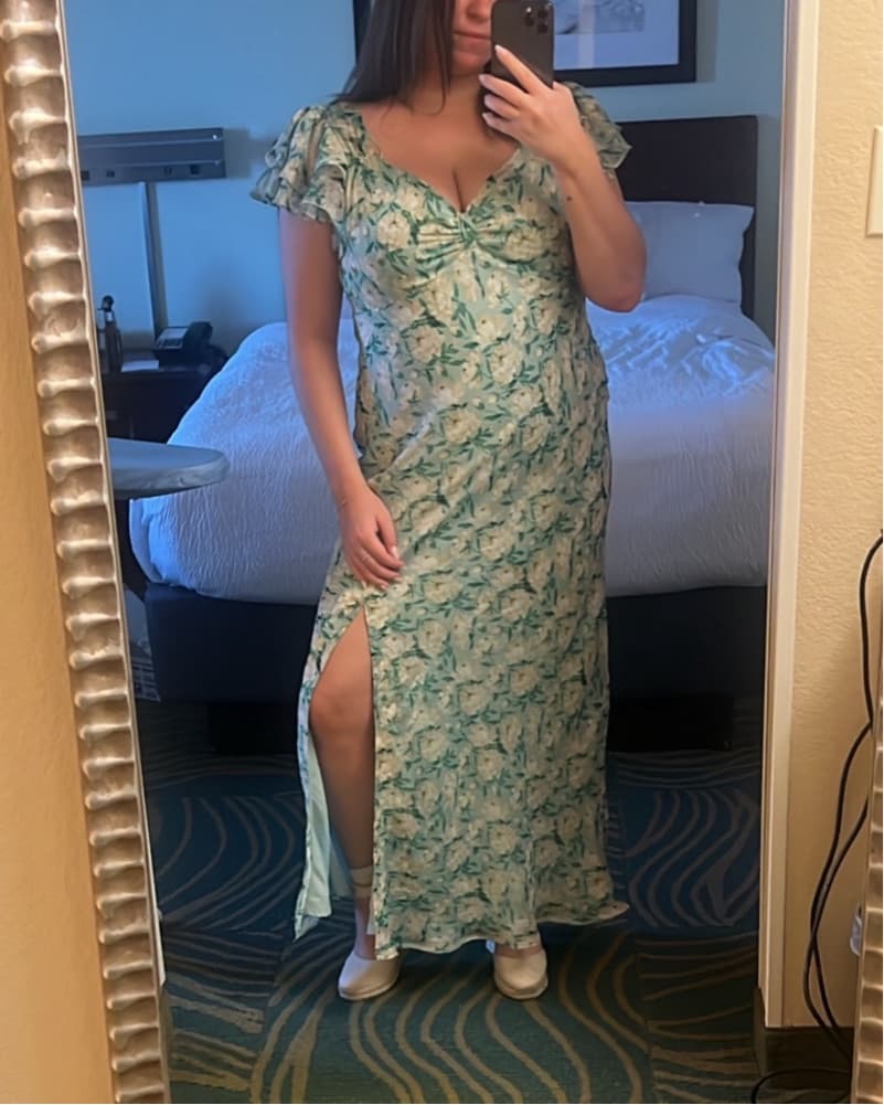 Floral Dress, Perfect For Weddings - Image 2