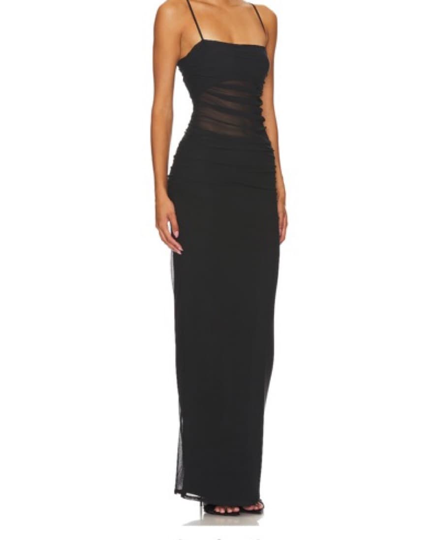 Revolve Sheer Black Maxi  - Image 2
