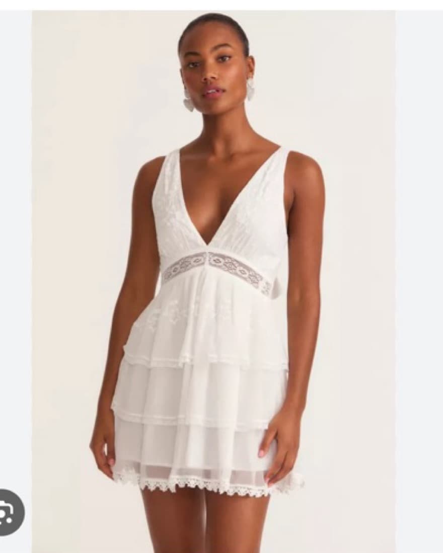 LoveShackFancy Akilah Mini Dress - Image 1