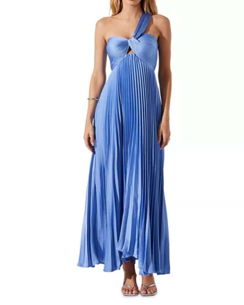 Periwinkle Black Tie Dress  - Image 1
