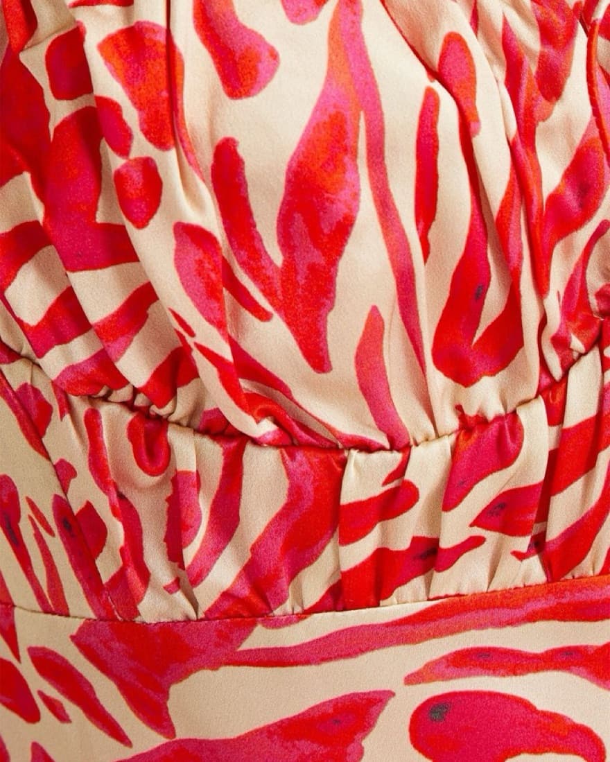 Silk Mini Dress | Printed Nicholas  - Image 3