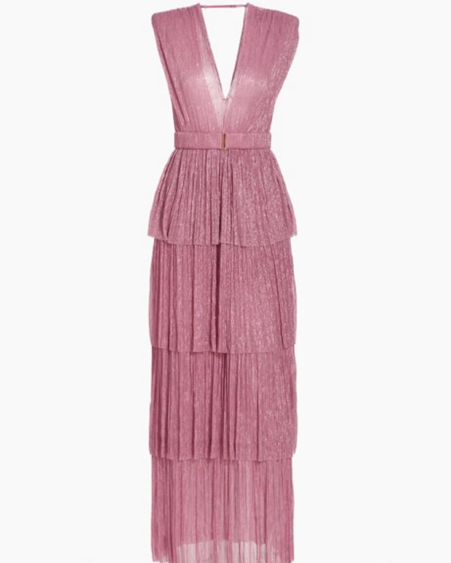 Sabina Musayev Skylar Tiered Gown - Image 1