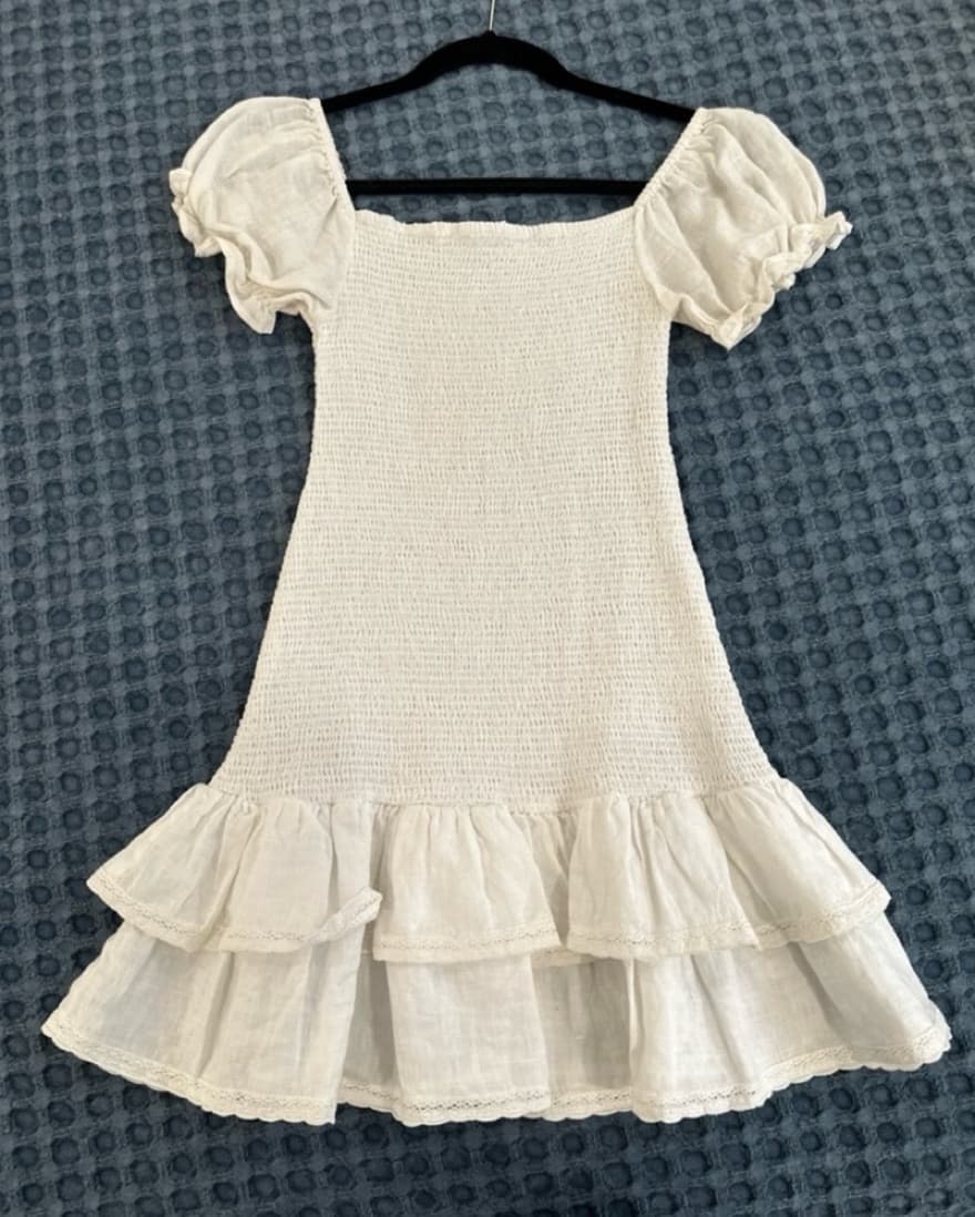 Maia Bergman Ada Puff Sleeve Mini Dress - Image 2