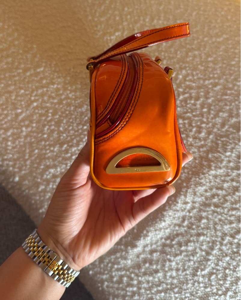 Vintage Ombre Patent Leather Dior Bag - Image 3