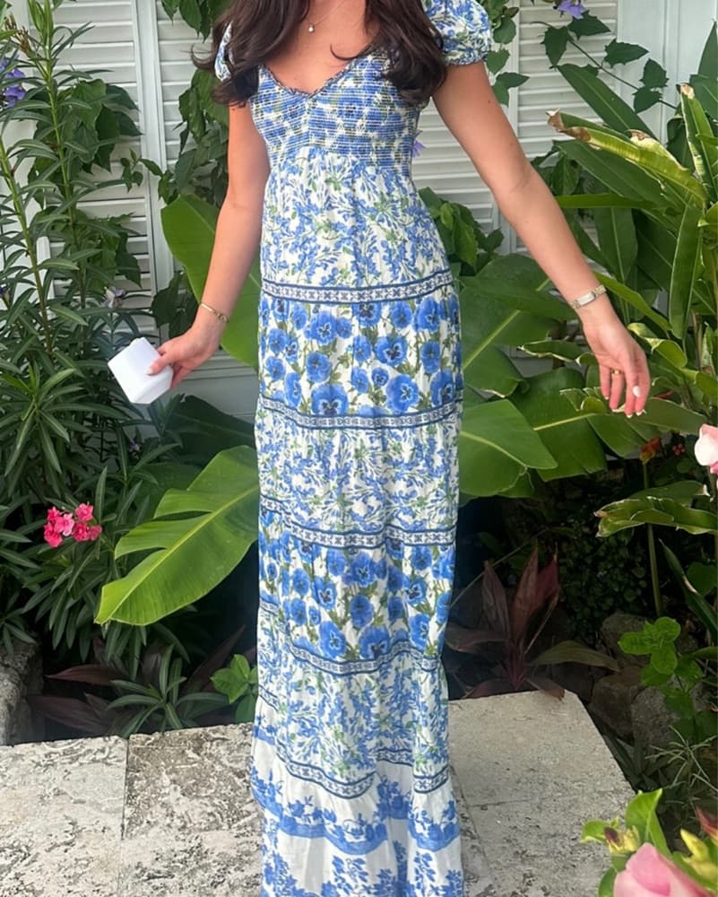 Alice + Olivia Rosalyn Tiered Maxi Dress - Image 1
